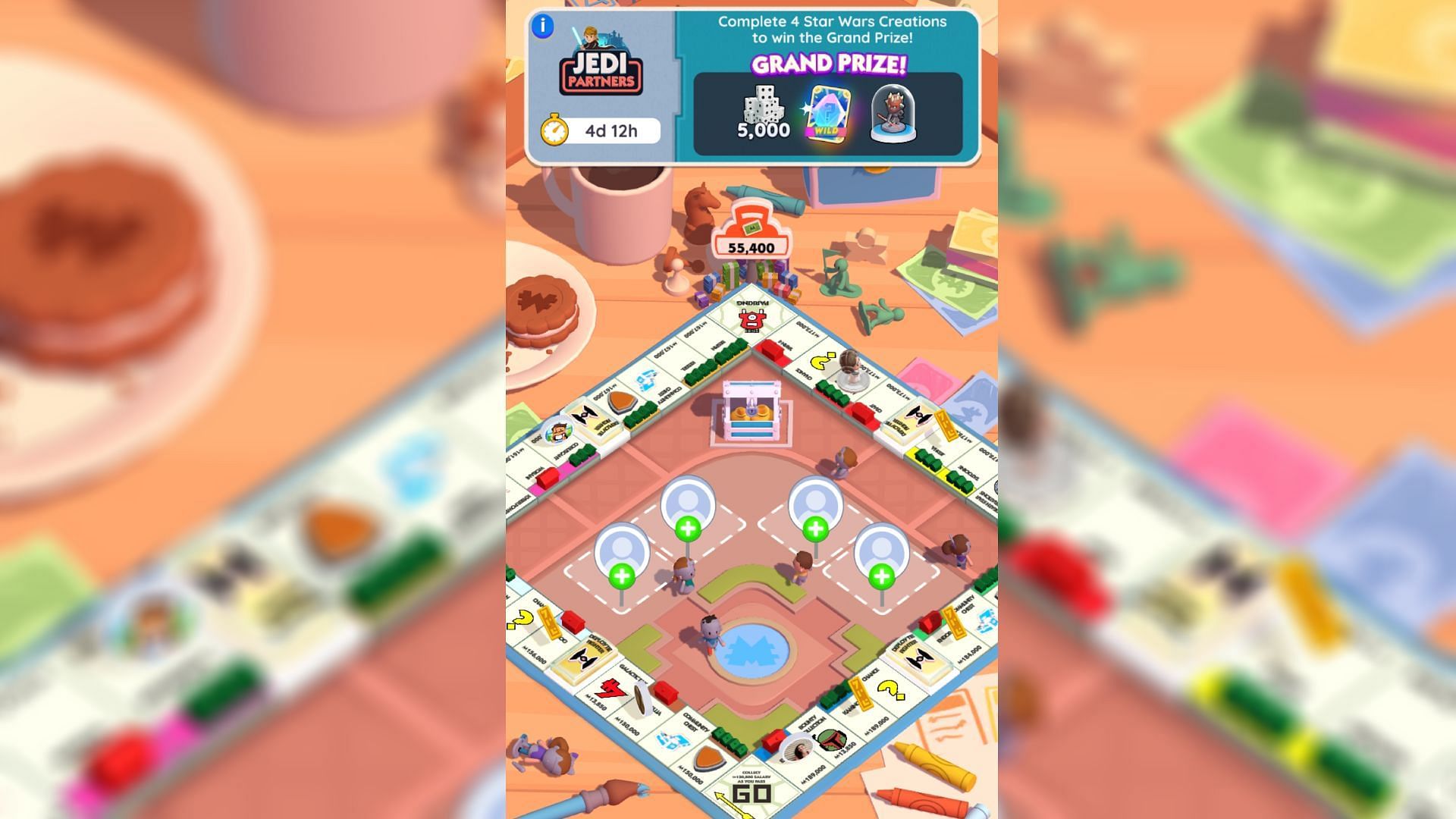 Jedi Partners event in Monopoly Go (Image via Scopely)